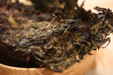 black tea,tea bricks