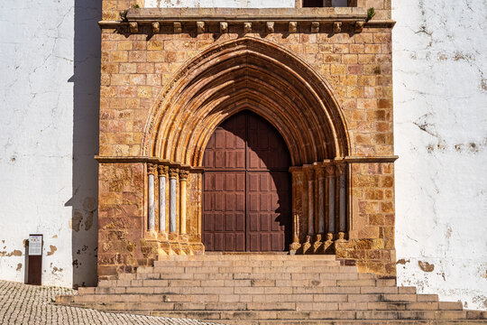Se Cathedral of Silves in the town of Silves, Algarve, Portugal