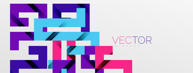 Color bend lines with shadow texture effect. Vector Illustration For Wallpaper, Banner, Background, Card, Book Illustration, landing page