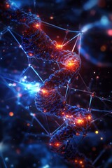 advanced biology taxonomy paired with futuristic biochemistry data