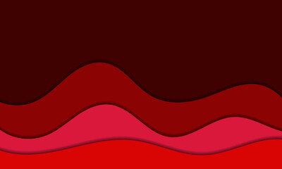 paper cut design with abstract background. Vector design layout for business presentations, banner, flyers, posters and invitations. green, colorful color