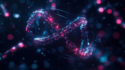 biochemistry holograph that illustrates advanced taxonomy classification. 