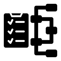 dependency management, dependencies, dependency, management, product management solid or glyph icon