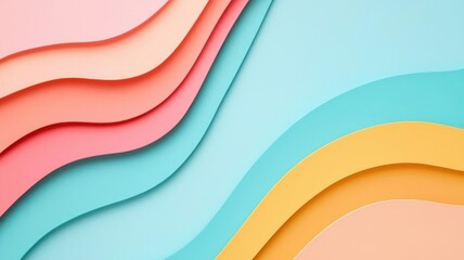 Obraz premium abstract background pastel layered