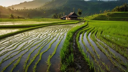  Explore serene rice field landscapes