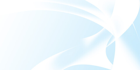 Blue background with white lines and a white swirl.Geometric wallpaper. Technology style graphic pattern backdrop