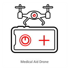 Medical aid drone