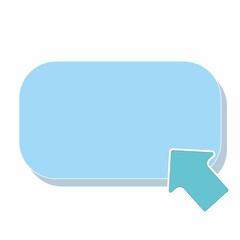 Click Here A sky-blue button beckons with a vibrant teal arrow, urging users to take action and explore the digital world with a single click. 