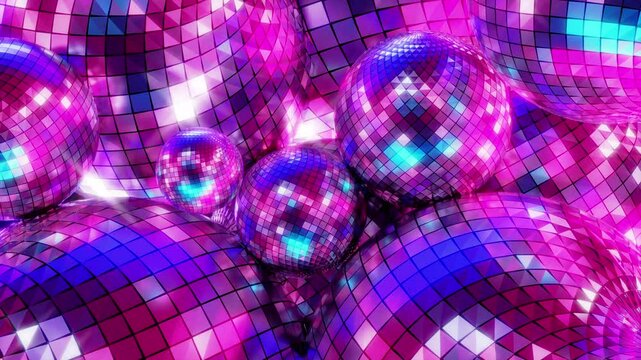 abstract background with disco ball