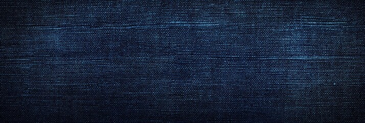 A textured dark blue denim background suitable for design purposes.