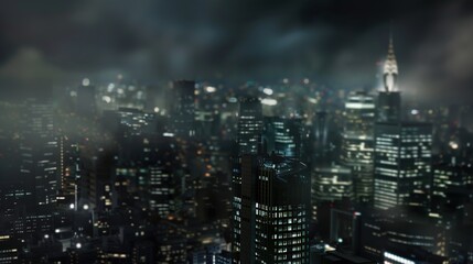 Fototapeta premium Abstract colorful circular bokeh with city background