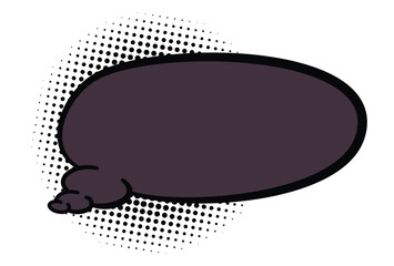 Comics book speech bubbles. Speech balloon or cartoon design element isolated on white background. Vector illustration