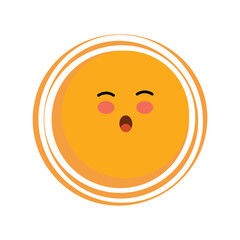 Fototapeta premium Sun icon vector. The Weather category. summer, sunlight.