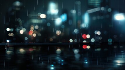 Fototapeta premium Abstract colorful circular bokeh with city background