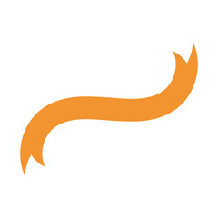 Fototapeta premium Wavy Ribbon Banner