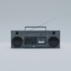 Obraz premium 3d Render of Boombox isolated