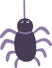 cute vector, flat illustration style of purple Halloween event day, seamless pattern for wallpaper design