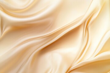 Obraz premium Light pale soft pastel gold golden champagne beige abstract background. Color gradient ombre transition. Silk fabric. Luxury premium rich. Matte shimmer. Christmas, birthday, anniversary. Template, ai