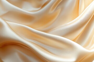 Obraz premium Light pale soft pastel gold golden champagne beige abstract background. Color gradient ombre transition. Silk fabric. Luxury premium rich. Matte shimmer. Christmas, birthday, anniversary. Template, ai
