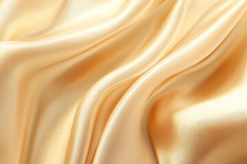 Fototapeta premium Light pale soft pastel gold golden champagne beige abstract background. Color gradient ombre transition. Silk fabric. Luxury premium rich. Matte shimmer. Christmas, birthday, anniversary. Template, ai