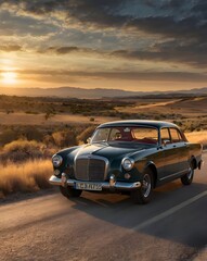 Fototapeta premium car on the road