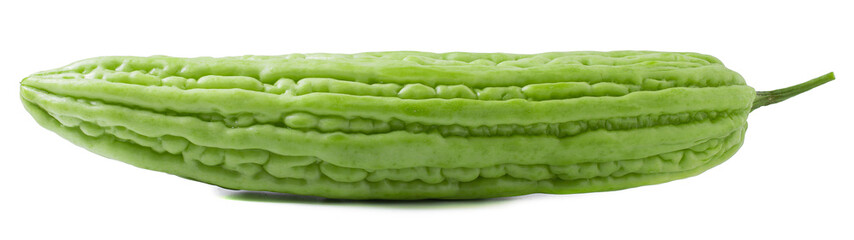 Bitter melon isolated on a white background