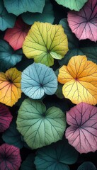 Naklejka premium Colorful leaves