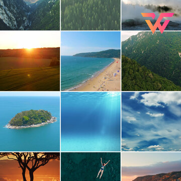 Multi Screen Square Slideshow 249