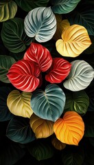 Colorful leaves