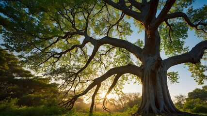 Fototapeta premium trees in the park