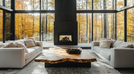 Modern scandinavian style livingroom