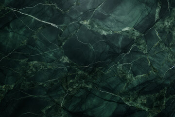 Fototapeta premium Processed collage of luxurious dark green glossy marble texture. Background for banner