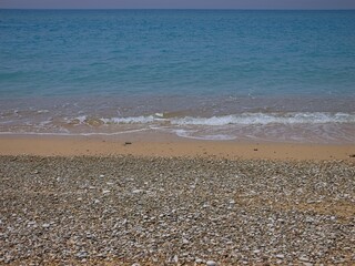 Beach in the south of Sicily, Italy