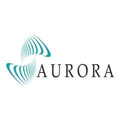 aurora logos illustration design, for business, brands, companies, entertainment, vector template