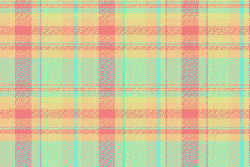 Layered background fabric textile, book tartan check vector. Net texture plaid seamless pattern in amber and teal colors.