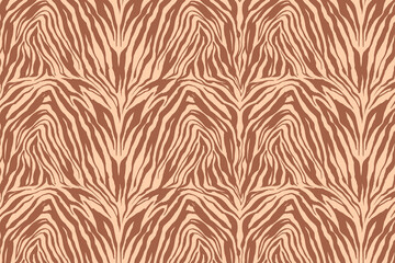 Zebra skin texture, wildlife fur abstract seamless pattern. Savannah animal stylish stripes background perfect for textile, print, fashion