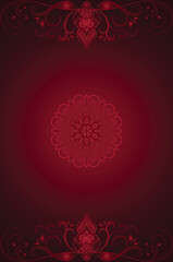 Luxury floral ornamental background 