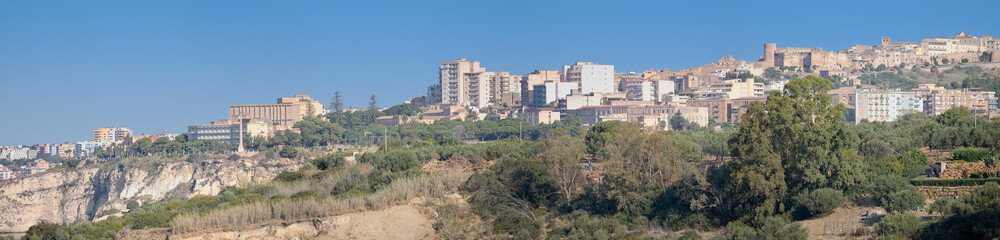 Fototapeta premium The coast at Sciacca, Sicily, in daylight