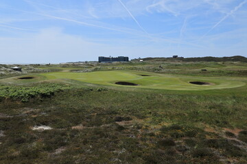 Naklejka premium Blick auf die Küstenlandschaft der Insel Sylt bei Hörnum