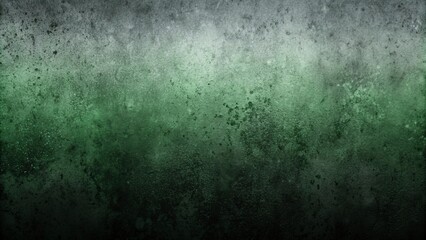 Obraz premium Dark green black grey spray texture color gradient rough abstract retro vibe background with grainy noise and empty space, retro