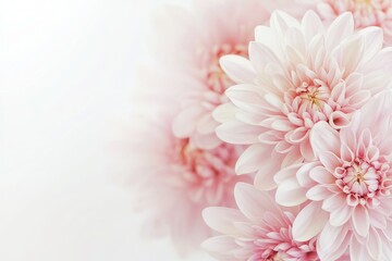 With pink flowers on a soft pastel background, a large text area is presented horizontally.