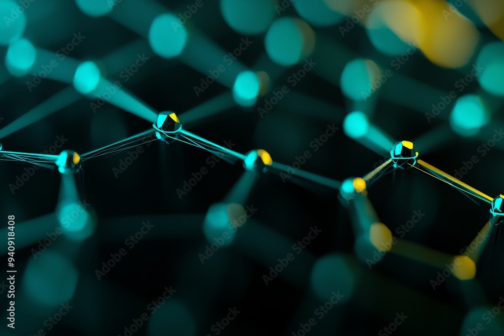 Poster cells and biological chains, molecules and abstract conceptions, and 3d renderings.