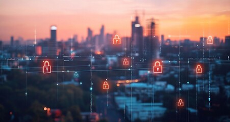 Urban Security: Padlocks and Data Protection in a Digital Cityscape