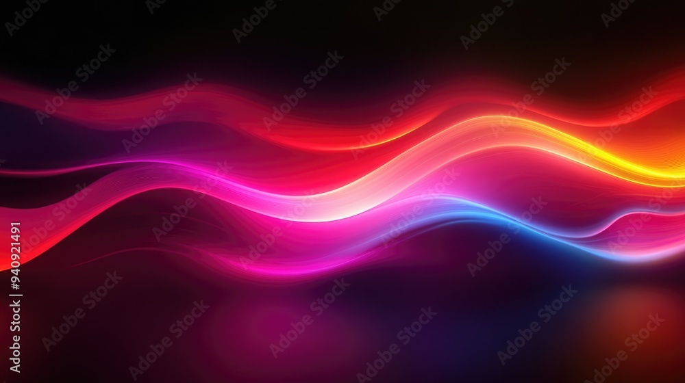 Poster abstract background colors fluid liquid dark blurred with noise effect grain glowing wallpaper