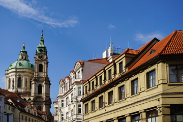 Fototapeta premium Low angle view of buildings against sky