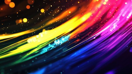 Obraz premium abstract background colors fluid liquid dark blurred with noise effect grain glowing wallpaper