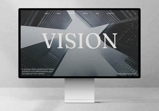 Screen Computer Mockup