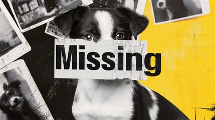 Missing Dog Poster Design