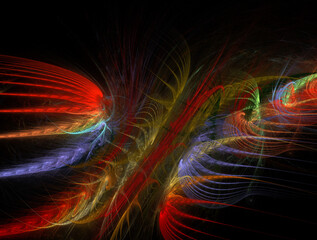 Imaginatory fractal abstract background Image