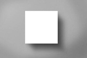 Square Flyer Mockup with Shadow